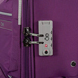 Cloe Checked Medium 24 inch Water-Resistant Luggage with 360º-spinner wheels in Purple Color