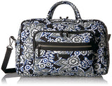 Vera Bradley Women'S Iconic Compact Weekender Travel Bag, Snow Lotus