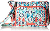Vera Bradley Iconic RFID Little Hipster Crossbody, Signature Cotton, Go Fish