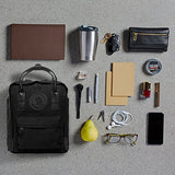 Fjallraven - Kanken No.2 Black Mini Backpack for Work, Black