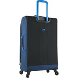 Columbia Kiger 26" Expandable Spinner Suitcase, COAL/NIGHT TIDE BLUE