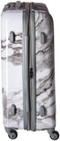 Heys America Unisex Carrara Marble Check In 26" & Carry On 21" Spinner Luggage Set