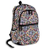 J World New York Mesh Backpack, Checkers, One Size