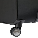 Delsey Luggage Titanium Soft Expandable 25 Inch Spinner, Black