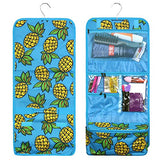 Zodaca Travel Hanging Cosmetic Toiletry Organizer Carry Bag, Pineapple