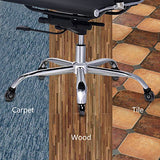 Office Chair Caster Wheels,Airkoul 5Pcs 3 Inches PU Replacements Wheels Universal Fit Safe for