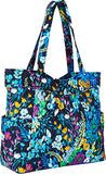 Vera Bradley Women'S Pleated Tote Midnight Blues One Size