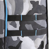 Ecko Unltd. Men's United 32" Large Rolling Duffel Bag, Grey Camo/Blue, One Size