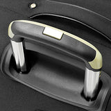 London Fog Langley 21" Expandable Spinner Carry-On, Black