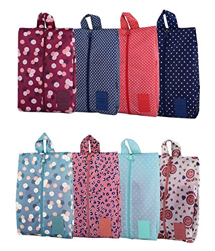 Travel Shoe Bags Portable Oxford Shoe Bags with Zipper Closure Waterproof Storage Organizer Bag for
