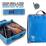 Bago Shoes Bag for Travel - Hanging Packing Cubes for Women Man Kids Storage. Modular Pouch for 1