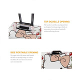 Travel Luggage Cover Hello Kitty With Delicious Strawberry Suitcase Protector Washable Baggage Covers 18-32 Inch