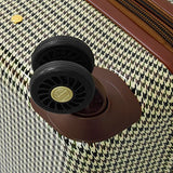 London Fog Cambridge 21" Expandable Hardside Spinner, Olive Plaid