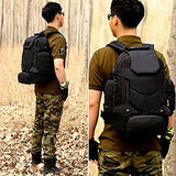Tactical Military MOLLE Assault Backpack 3 Way Molle Modular Attachments 40L Large Waterproof Bag
