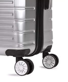 SWISSGEAR 7782 EXPANDABLE 3PC HARDSIDE LUGGAGE SET - SILVER