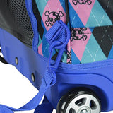 Pacific Gear Treasureland Polycarbonate Molded Ultralight Rolling And Shoulder Backpack,