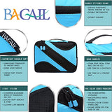 4 Set Packing Cubes,Travel Luggage Packing Organizers With Laundry Bag Blue