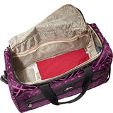 American Flyer Astor 5-Piece Spinner Luggage Set, Black/Purple, One Size