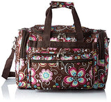 World Traveler Women'S Value Series 16-Inch Carry Duffel Bag, Brown Daisy, One Size