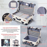 Unitravel Hardside Spinner Luggage Sets Travel Vintage Suitcase Set 3 Pieces