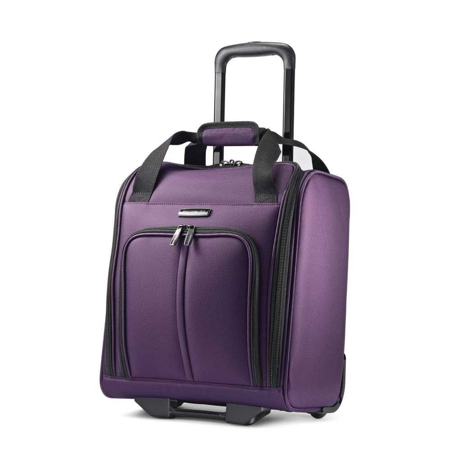 Samsonite Leverage Lte Underseat Carry On Boarding Bag With Wheels, Purple