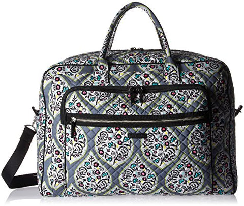 Vera Bradley Women's Iconic Grand Weekender Travel Bag-Signature