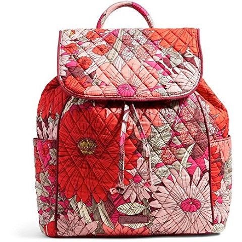 Vera Bradley Women's Drawstring Backpack Bohemian Blooms Backpack