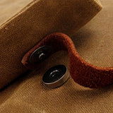 New, retro, trend, personality, oil wax waterproof, canvas bag, travel backpack, B0034