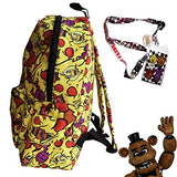 Fnaf Five Nights At Freddy'S School Backpack Luggage Bag With Lanyard (Fnaf Cheese Melt)