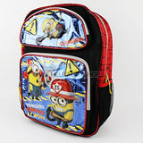 Despicable Me Minions At Work Glitter Boys And Girls School Backpack With Lunch Bag Set