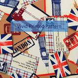 NEWCOM Luggage 20 Inch Hard Shell Spinner Wheels Printed National Flag Graffiti ABS +PC Build-In TSA Lock Lightweight Traveling Carry On for Hip Pop Punk Youth