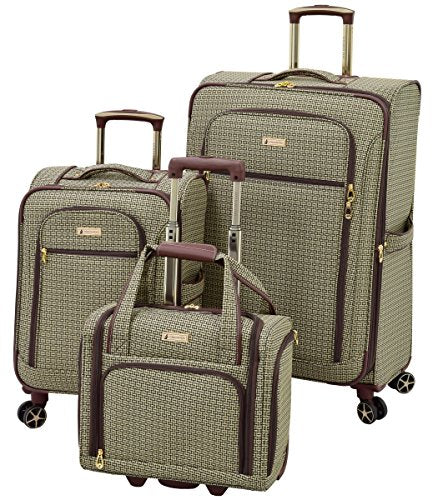 Shop London Fog Softside Piece Set, Tan Squ – Luggage Factory