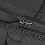 London Fog Wellington 360 Ul 25" Expandable 8-Wheel Spinner, Black