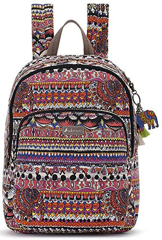 Sakroots Artist Circle Medium Backpack (One Size, Camel One World)