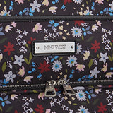 Ninewest Women'S Packmeup 24 In Expandable Spinner, Black Multi Floral Print