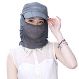 Summer Quick Dry Folding Wide Brim Sun Hat Anti UV Face Sun Protection Shield Mask Head Tube Sunhat Outdoor Cycling Hiking Fishing Fisherman's Bucket Cap Travel Beach Golf Baseball Peaked Cap Strawhat