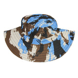 Kids Toddler Girls Boys Camo Bucket Hat Anti-UV Sun Protection Foldable Cotton Boonie Hat Holiday School Picnic Beach Travel Flat Sun Hat 1-4 Yrs