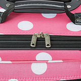 Rockland Fashion Softside Upright Luggage Set, Pink Dots, 2-Piece (14/19)