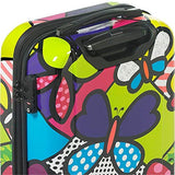 Mia Toro Italy M By Mia Toro-Butterflies Hardside Spinner Luggage 3 Piece Set