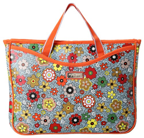 Hadaki 15.4 Laptop Tote,Floral Swirl,one size