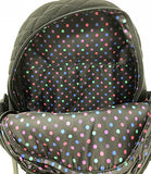 Vera Bradley Leigh Small Quilted Backpack (Classic Black)