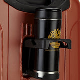 Travelers Club 20" Carry-On With Two-In-One Cup And Phone Convenience Pocket On Back Of Luggage,