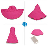 Fakeface Women Ladies Floral Large Brim Floppy Hat Foldable Anti-UV Summer Bucket Hat Holiday Travel Shopping Camping Beach Sun Hats Cap Topee UPF 50+ Rose