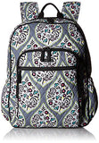 Vera Bradley Campus Tech Backpack in Paisley Stripes Signature Cotton