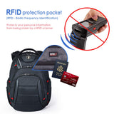 Business Travel Backpack TSA Laptop Backpacks USB/RFID in 15.6 Laptops for Men