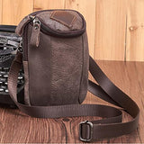 Sealinf Men'S Leather Shoulder Crossbody Purse Cellphone Pouch Saddlebag Wallet (Pattern 4)