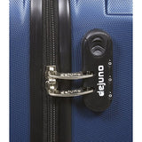 Dejuno Maverick 3-Piece Hardside Spinner Combination Lock Luggage Set - Blue