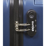 Dejuno Maverick 3-Piece Hardside Spinner Combination Lock Luggage Set - Blue