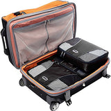 eBags Medium Packing Cubes for Travel - 3pc Set - (Black)