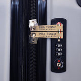 Mia Toro Regale Composite Hardside Spinner Carry-On, Grey, One Size